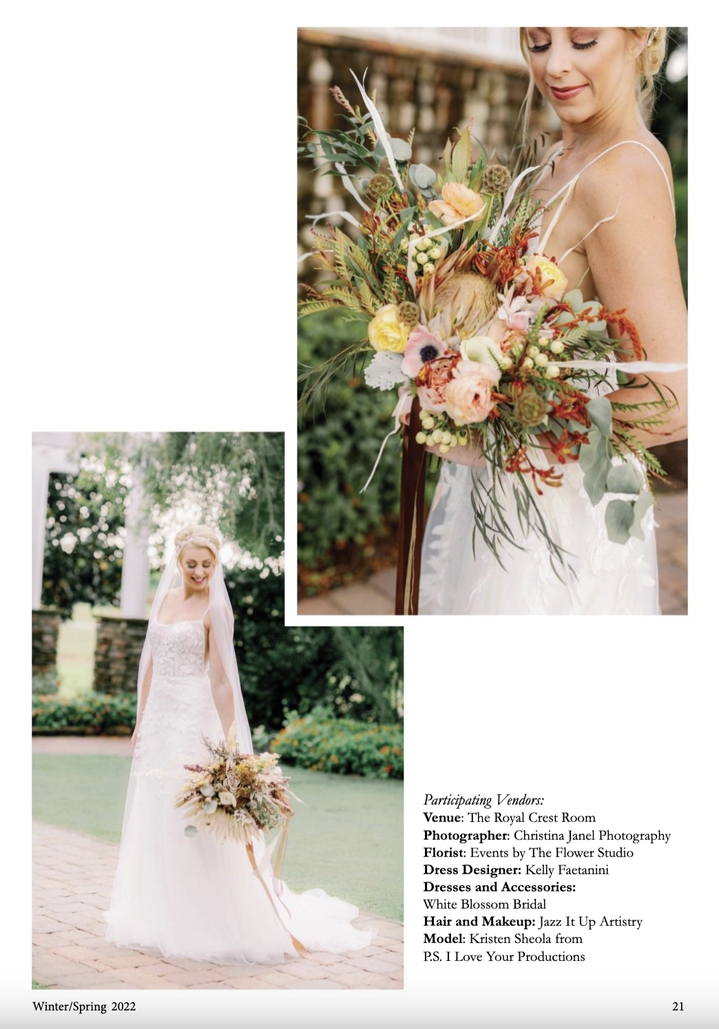 ORANGE BLOSSOM BRIDE Magazine cover