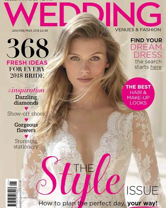 WEDDING VENUES & FASHION Magazine cover